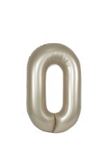 Load image into Gallery viewer, DecoChamp Champagne Foil Number Balloons (0 to 9) - 34 in.