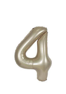 DecoChamp Champagne Foil Number Balloons (0 to 9) - 34 in.