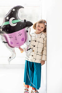 Purple Witch Foil Balloon 34in.