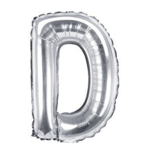 Load image into Gallery viewer, Silver Foil Letters (A to Z) - 14 in. PartyDeco USA