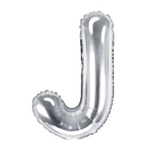 Load image into Gallery viewer, Silver Foil Letters (A to Z) - 14 in. PartyDeco USA