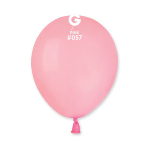 Solid Balloon Pink #057 - 5 in.
