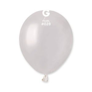 Metallic Balloon Pearl #028 - 5 in.