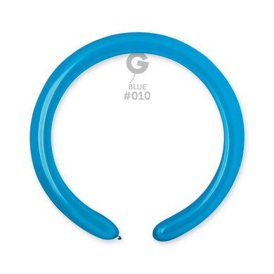 Solid Balloon Blue #010 - 2 in.