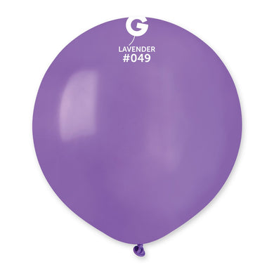 Solid Balloon Lavender #049 - 19 in.