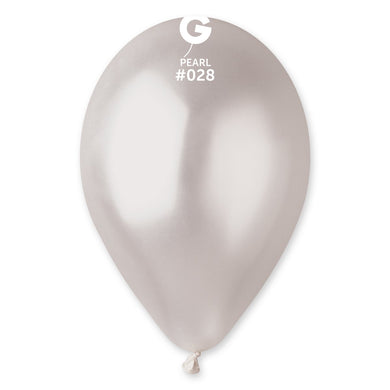 Metallic Balloon Pearl #028 - 12 in.