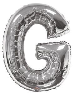 Silver Foil Letters (A to Z) - 34 in.