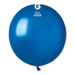 Metallic Balloon Blue #054 - 19 in.