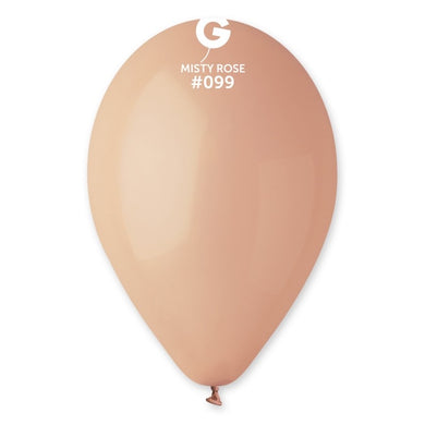Solid Balloon Misty Rose #099 - 12 in.
