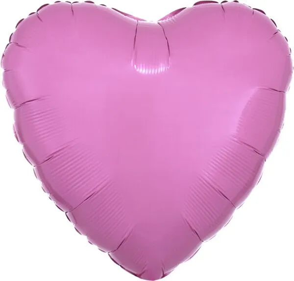 Solid Heart Shape Foil Pink - 18 in