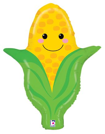 Produce Pal Corn Shape Foil Balloon 26in