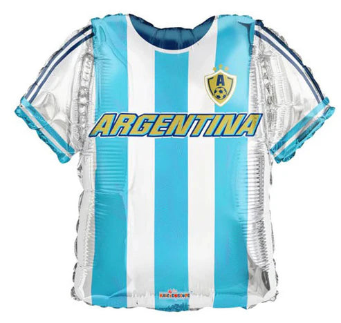 2026 Argentina Jersey Shape Foil Balloon 36 in.