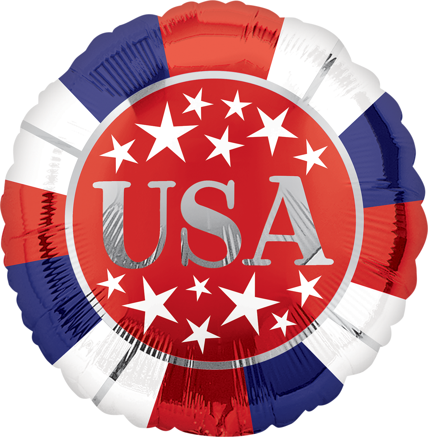 USA Red, White & Blue Foil Balloon 18 in.