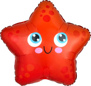 Starfish Junior Foil Balloon 17 in.