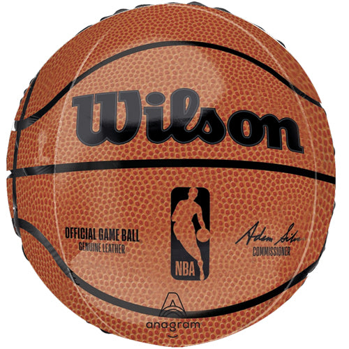 Globo de aluminio Orbz de baloncesto Spalding de la NBA de 16 pulgadas