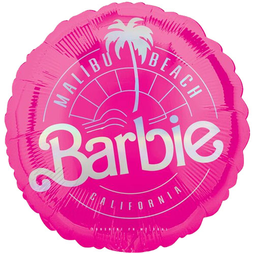 Barbie Foil Round Balloon 17 in.