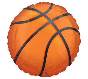 Championship Basketball Shape Foil Balloon 28 in.