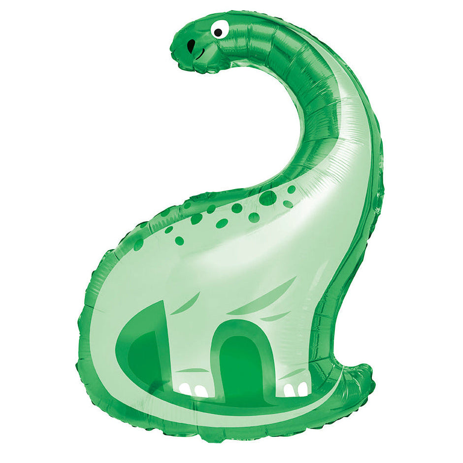 Brontosaurus Dinosaur Foil Balloon 27 in.