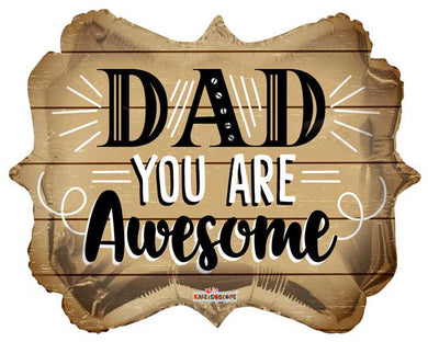 Dad Awesome Foil Balloon 18 in.