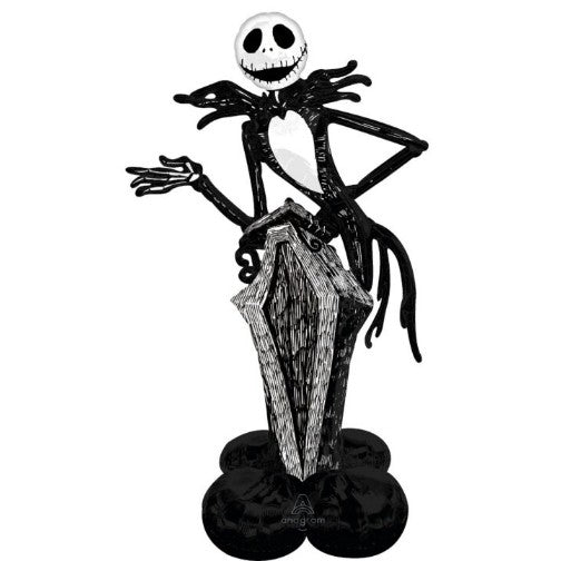 AirLoonz Jack Skellington Shape Foil Balloon 56 in.