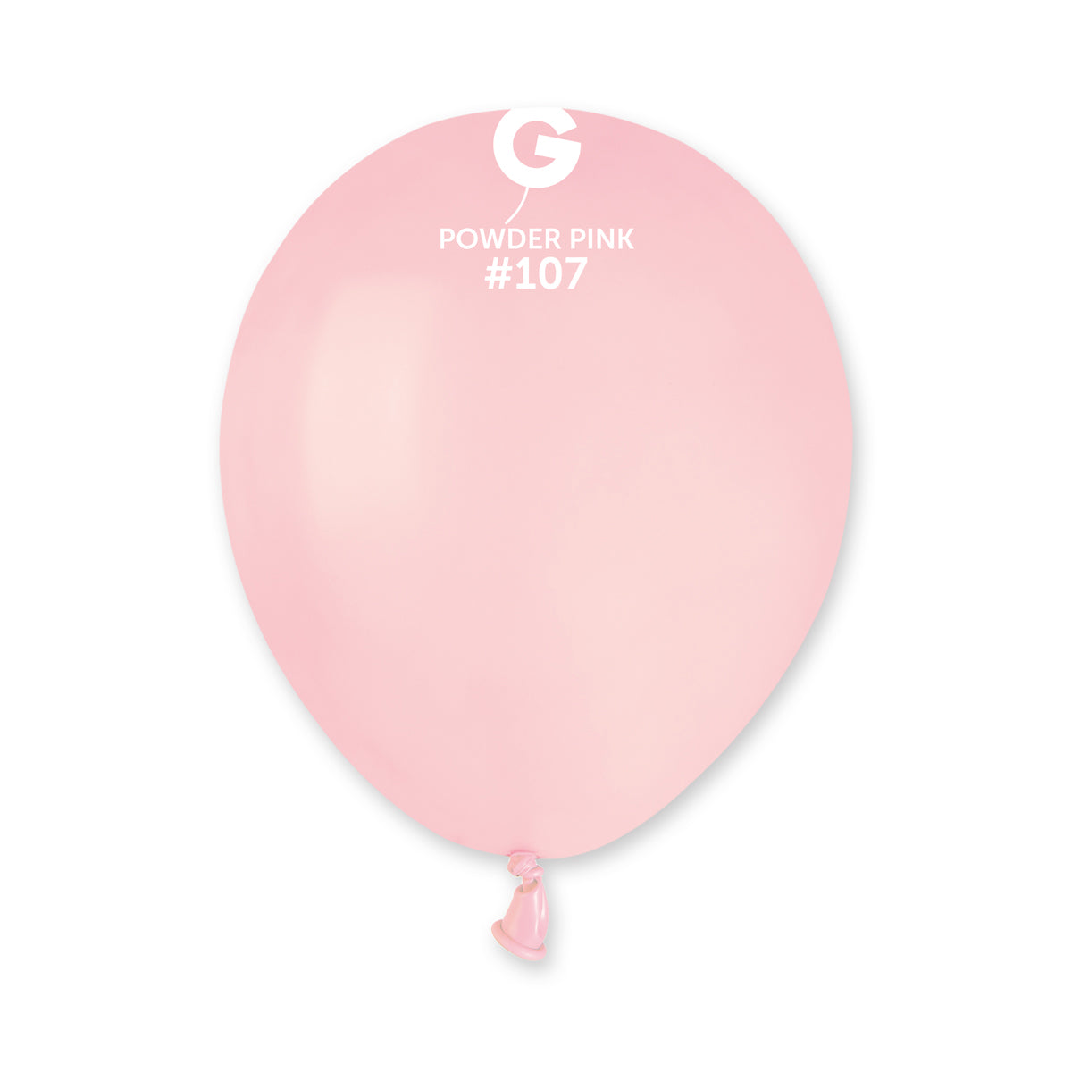 GEMAR | Solid Balloon Powder Pink #107 - 5 in.