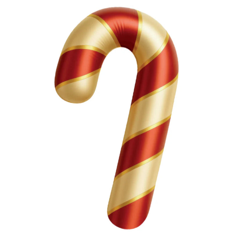 Candy Cane Luxe Stripe Foil Balloon 34 in. | 1 ct.