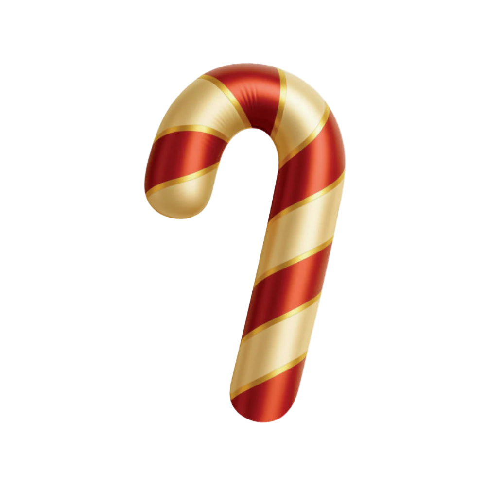 Candy Cane Luxe Stripe Foil Balloon 14 in. | 2 ct.