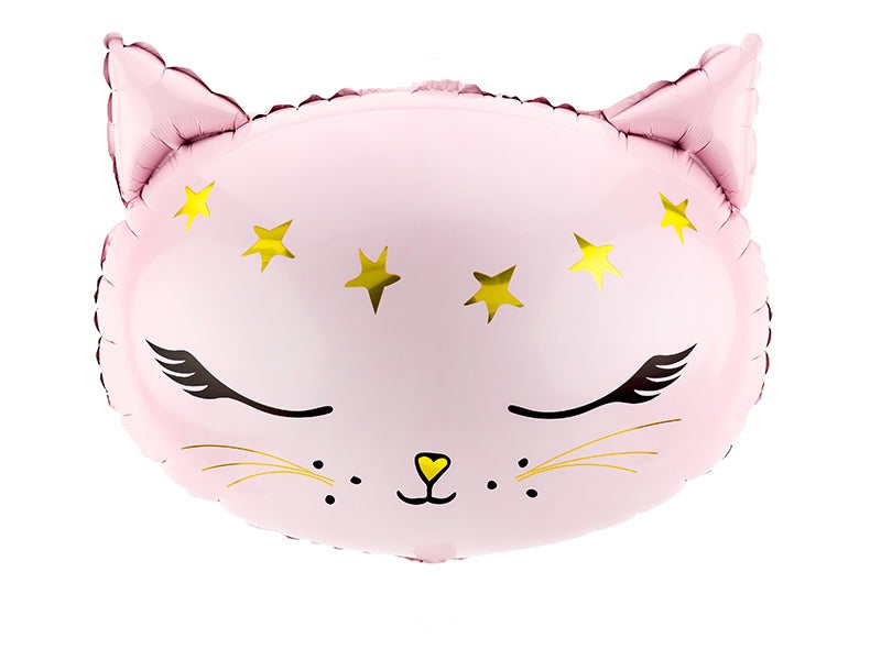 Pink Cat Foil Balloon 19 in.