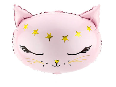 Pink Cat Foil Balloon 19 in.