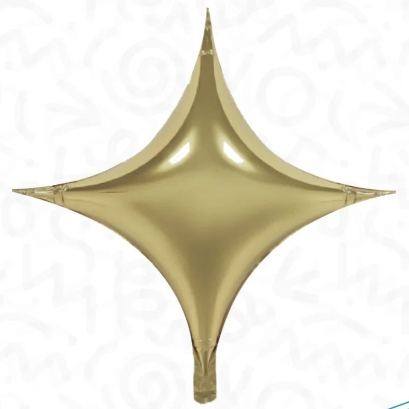 Champagne Starpoint Foil Shape Balloon 30 in.