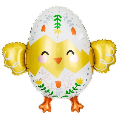 Chick Egg Foil Balloon 23 in. PartyDeco USA