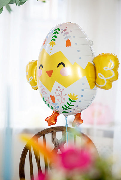 Chick Egg Foil Balloon 23 in. PartyDeco USA