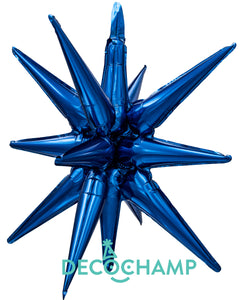 DecoChamp Starburst 3D Foil Balloon - Small (Choose Color)