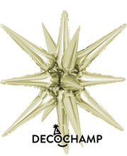 Load image into Gallery viewer, DecoChamp Starburst 3D Foil Balloon - Small (Choose Color)