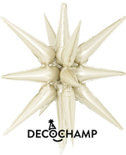 Load image into Gallery viewer, DecoChamp Starburst 3D Foil Balloon - 22 in. (Choose Color)