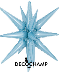 DecoChamp Starburst 3D Foil Balloon - 22 in. (Choose Color)