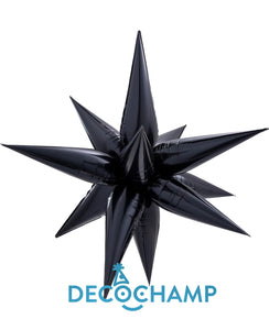 DecoChamp Starburst 3D Foil Balloon - 40 in. (Choose Color)