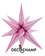 Load image into Gallery viewer, DecoChamp Starburst 3D Foil Balloon - Large (Choose Color)