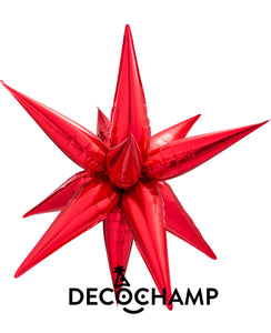 DecoChamp Starburst 3D Foil Balloon - Large (Choose Color)