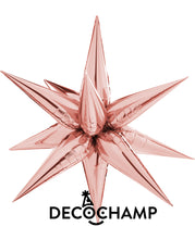 Load image into Gallery viewer, DecoChamp Starburst 3D Foil Balloon - Large (Choose Color)