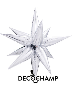 DecoChamp Starburst 3D Foil Balloon - 26 in. (Choose Color)