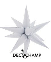 Load image into Gallery viewer, DecoChamp Starburst 3D Foil Balloon - 26 in. (Choose Color)