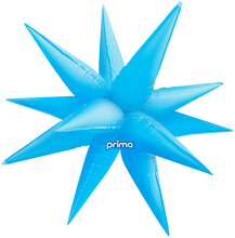 Load image into Gallery viewer, Non-Foil Starburst 3D Balloon - 40 in. (Choose Color)