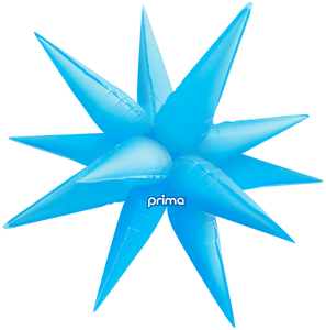 Non-Foil Starburst 3D Balloon - 40 in. (Choose Color)