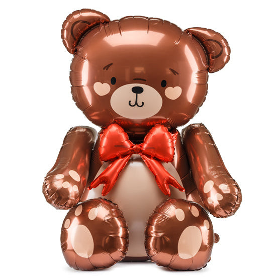 Brown Bear Foil Balloon 33 in. PartyDeco USA