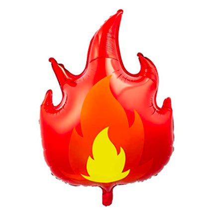 Fire Flame Shape Foil Balloon 30 in.