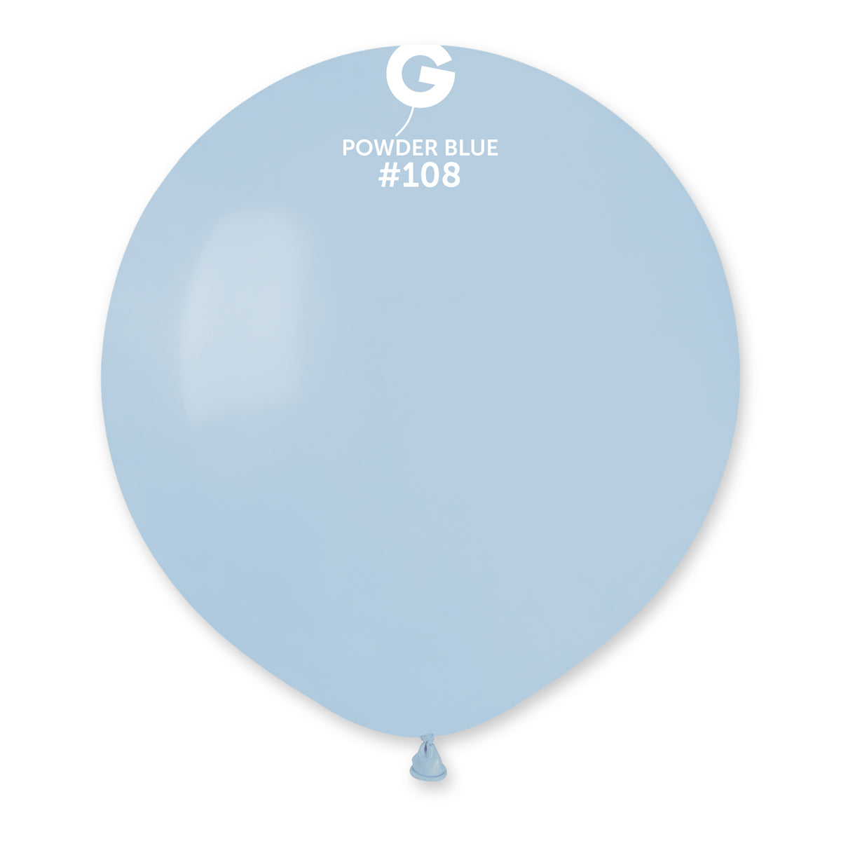 GEMAR | Solid Balloon Powder Blue #108  - 19 in.