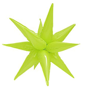 Non-Foil Starburst 3D Balloon - 26 in. (Choose Color)