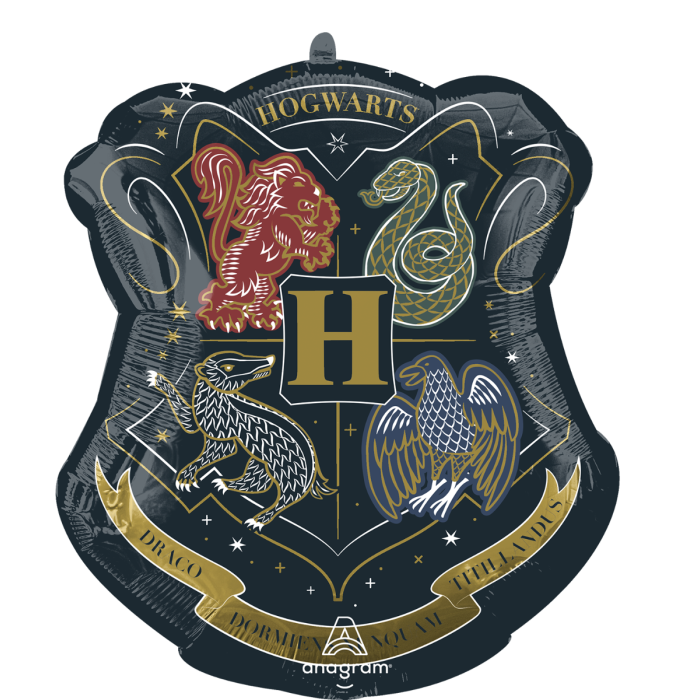 Harry Potter Hogwarts Crest Foil Balloon 22 in.