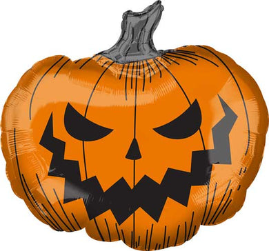 Hallow's Eve Pumpkin Foil Balloon 29 in.